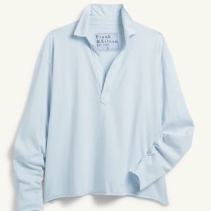 Frank & Eileen Popover Henley Shirt Size Small EUC
